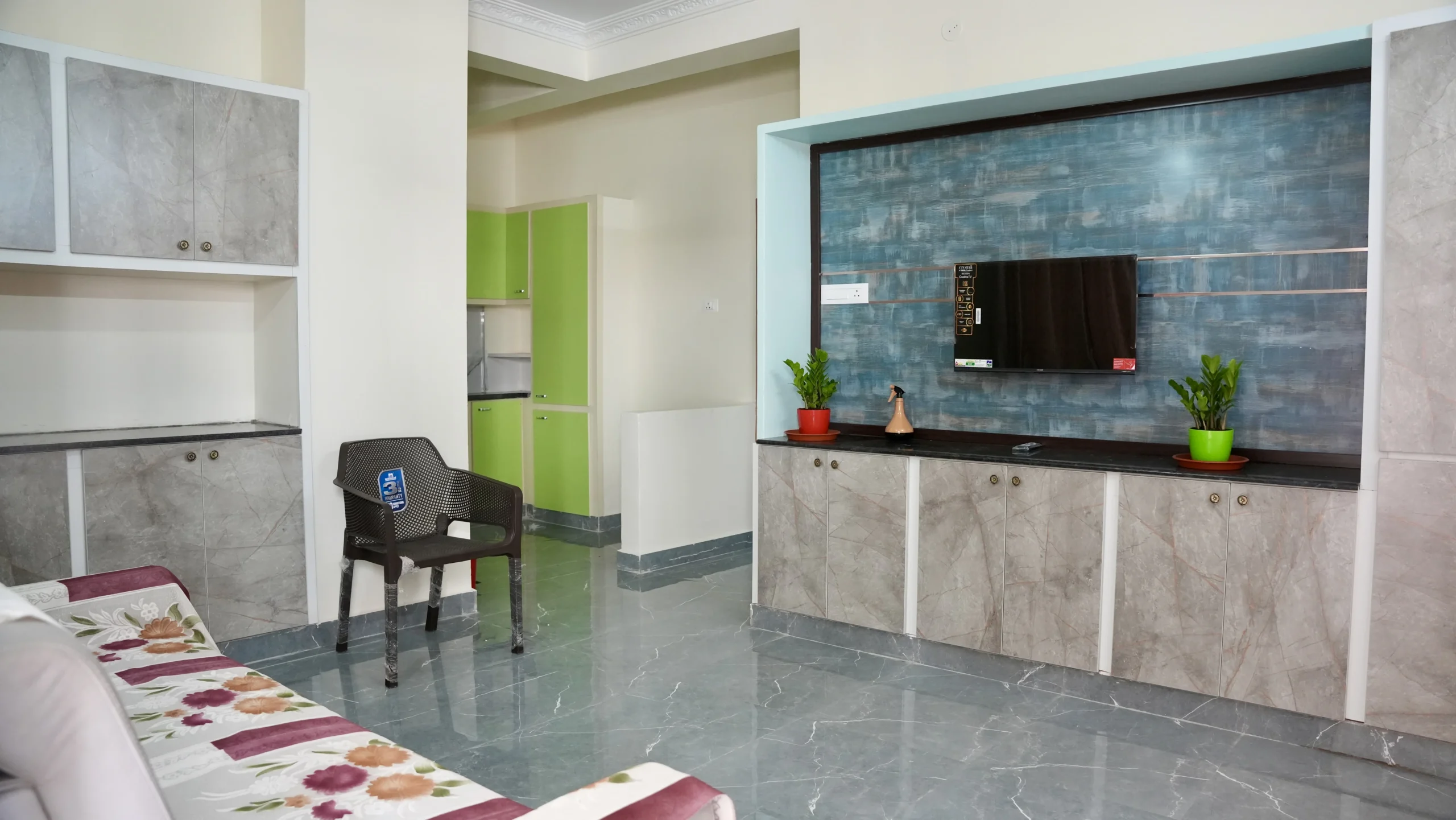 SS7 Homes Tirupati spacious 2BHK living room